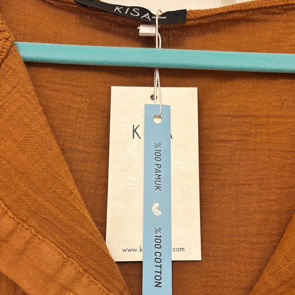 ๐๐ Kisa Tunic Rust Top ๐ - Picture 2 of 4